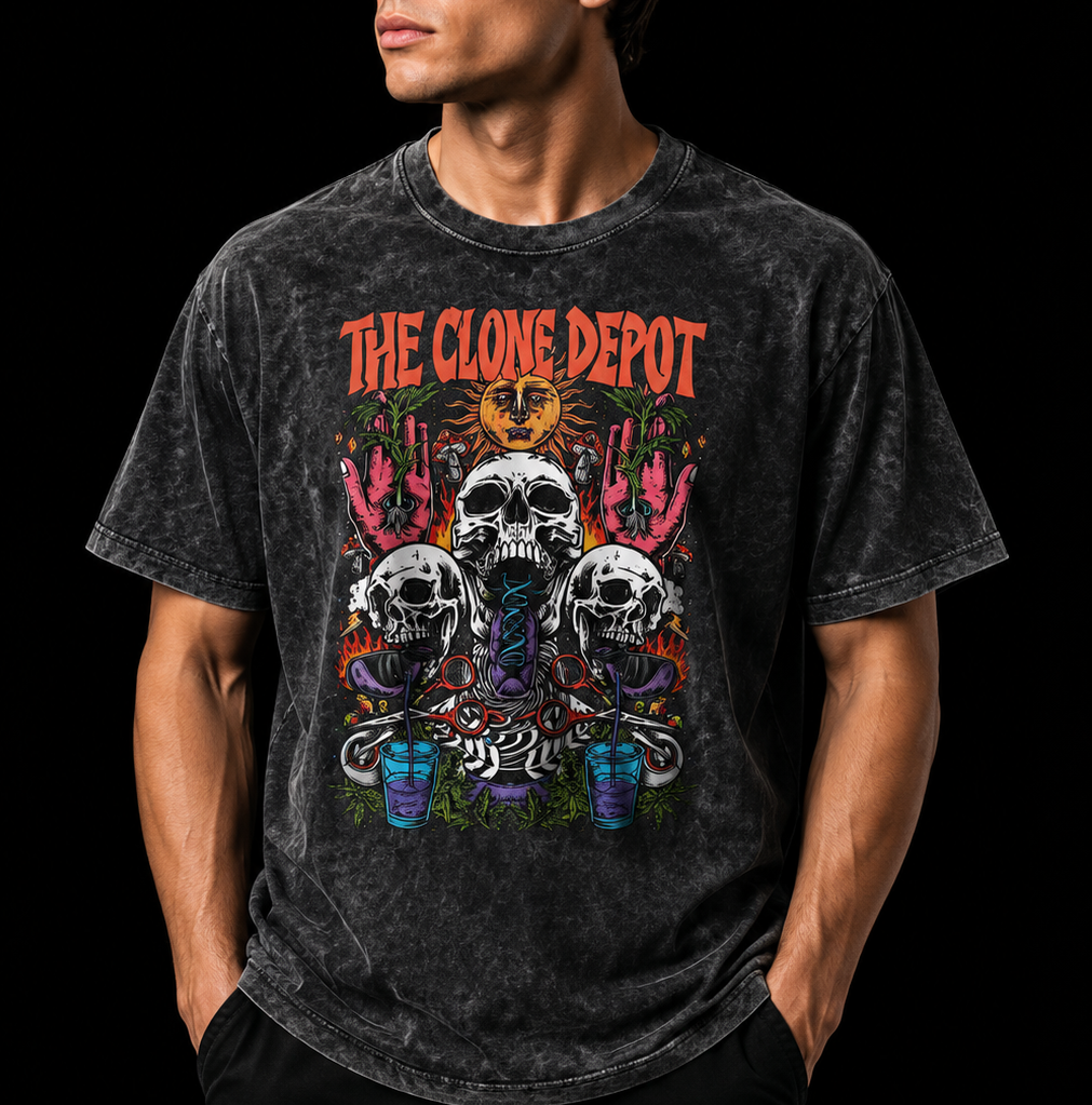TCD Skulls T-Shirt (BLACK)