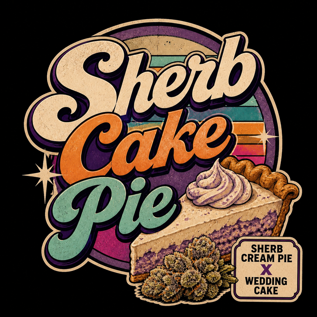 SHERB CAKE PIE