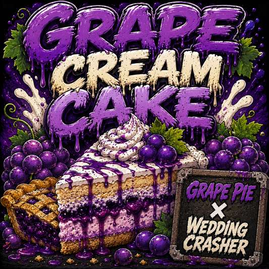GRAPE CREAM CAKE